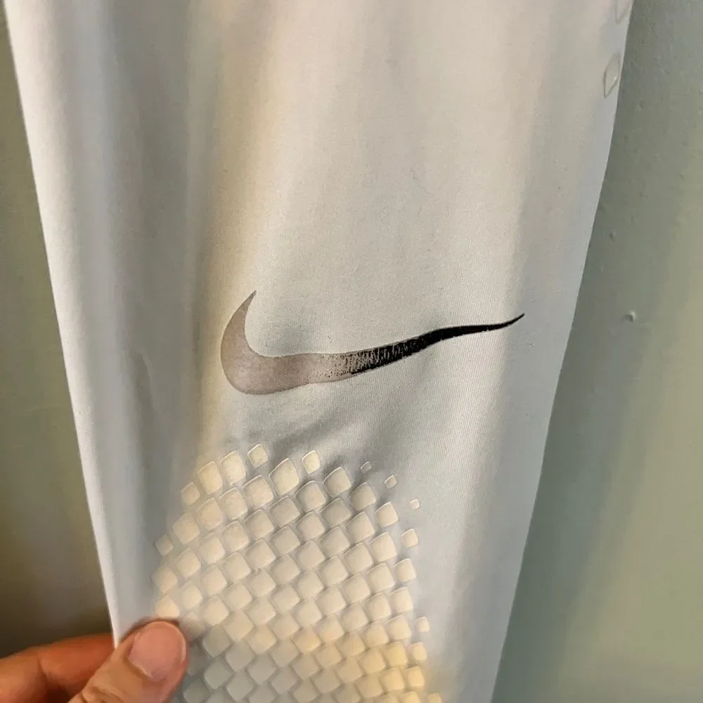 Nike Pro Dri Fit Men’s White Leggings M Tight Fit